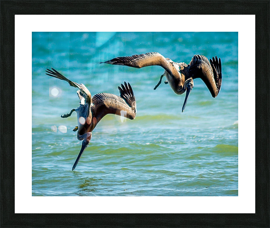 Fishing Picture Frame print