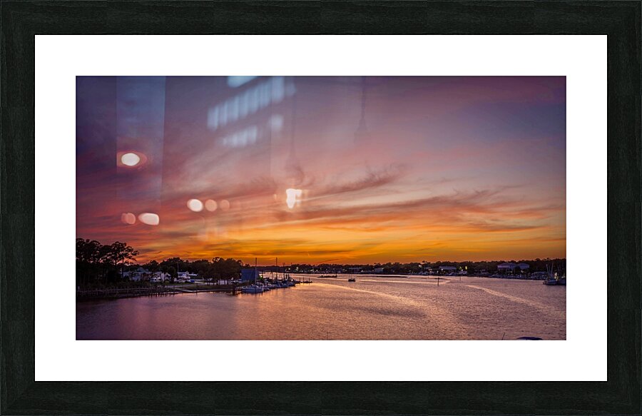 Carrabelle Harbor  Picture Frame print