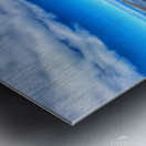 Beach walk out Metal print