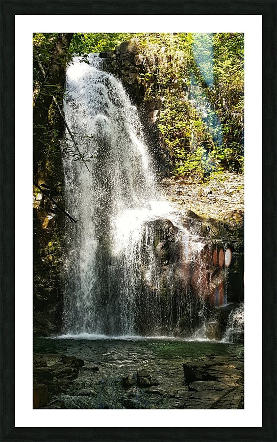 Weiner Falls Port Alberni Picture Frame print