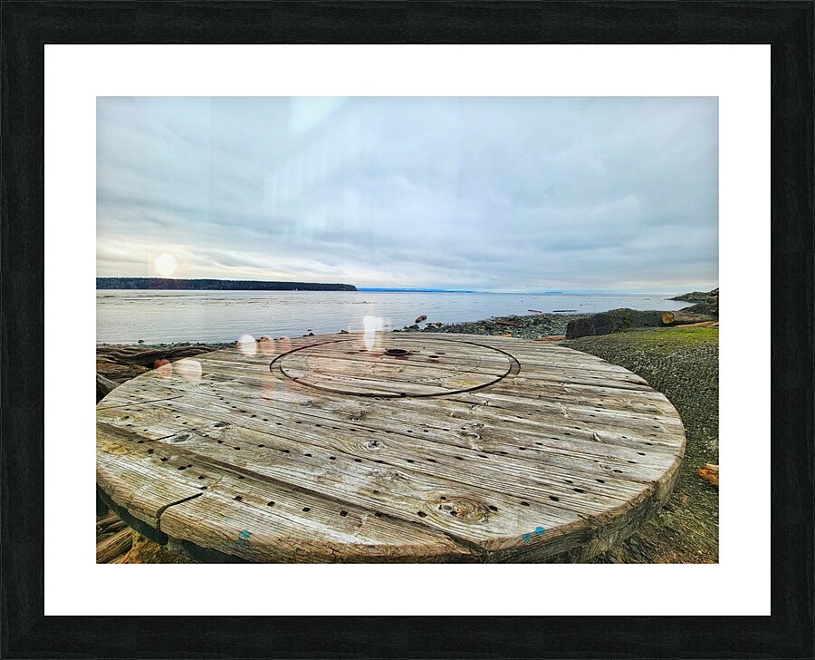 Table Seaside Picture Frame print