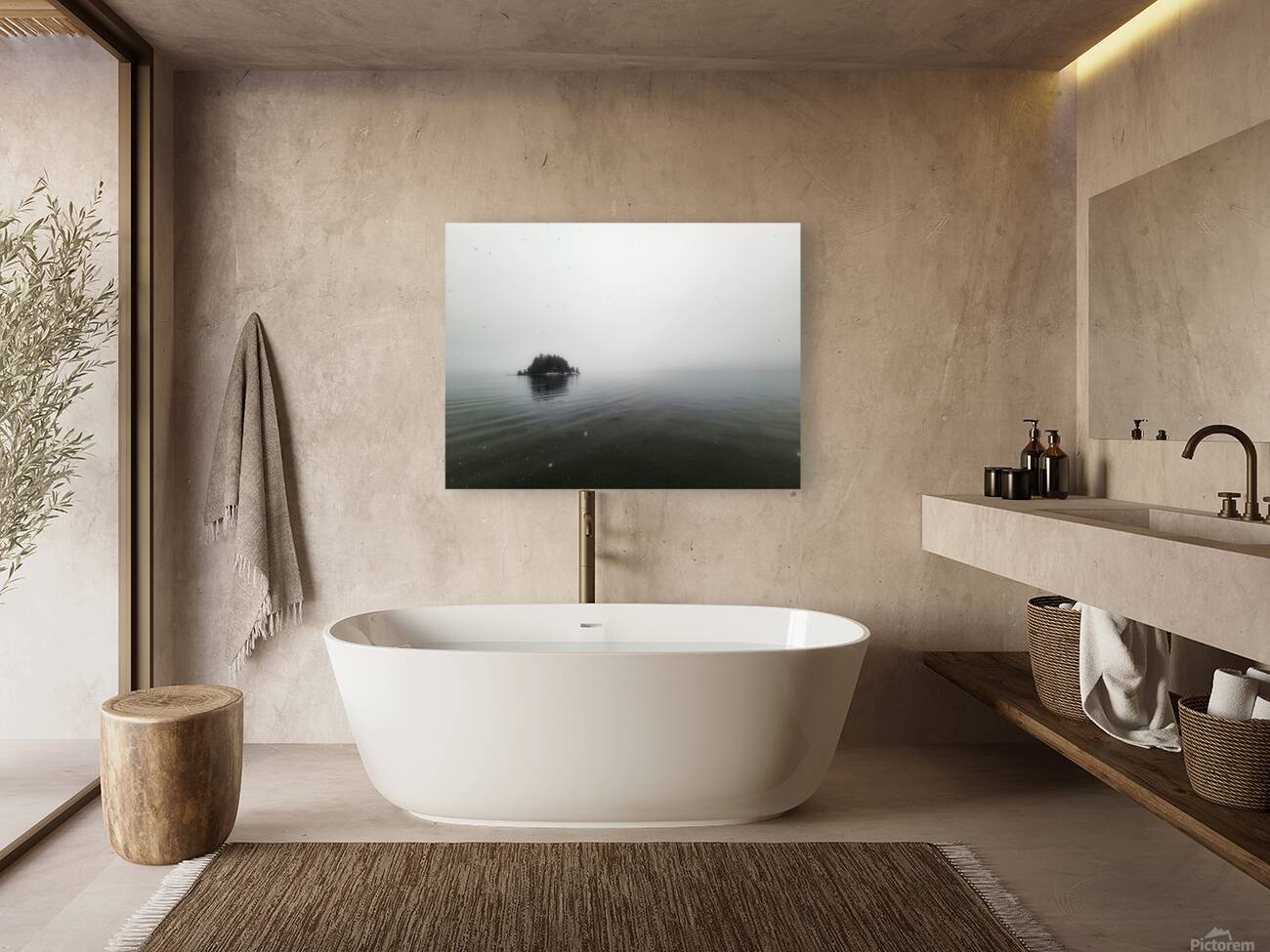 Winter Island Sproat Lake Vancouver Island Reproduction