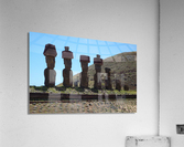 Easter Island - Moai Anakena front Acrylic Print
