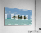 French Polynesia - Rangiroa Blue lagoon motu 1 Acrylic Print
