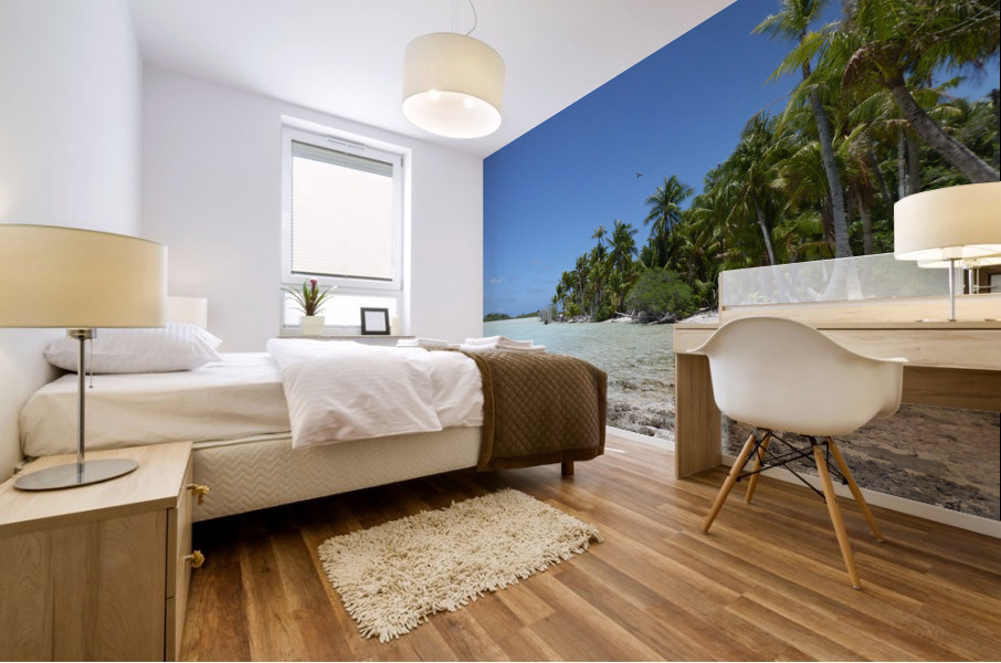 French Polynesia - Rangiroa Blue lagoon middle 2 Mural print