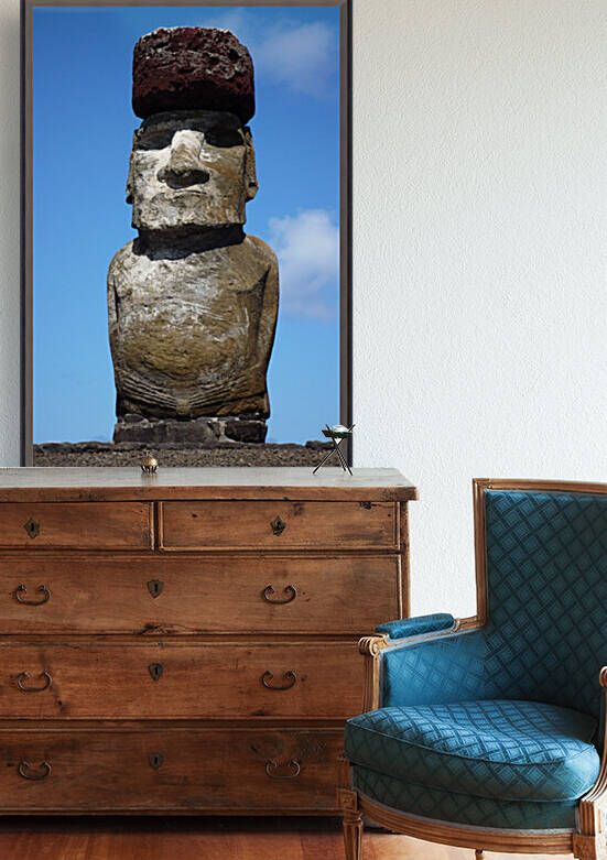 Easter Island - Moai with hat Reproduction