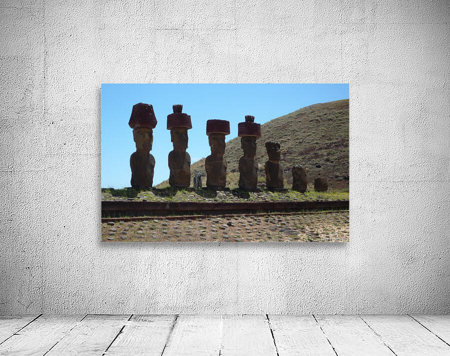Easter Island - Moai Anakena front Wall Preview