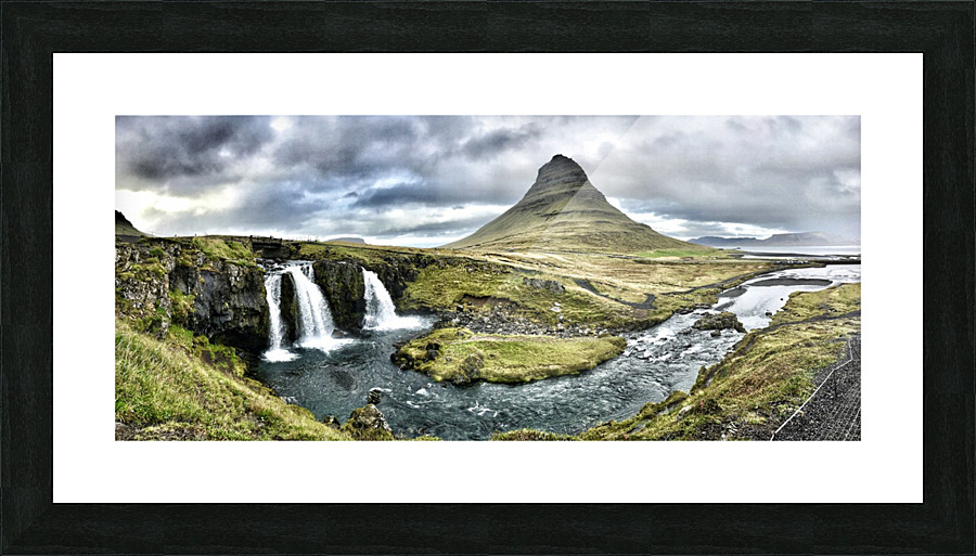 Kirkjufell Picture Frame print