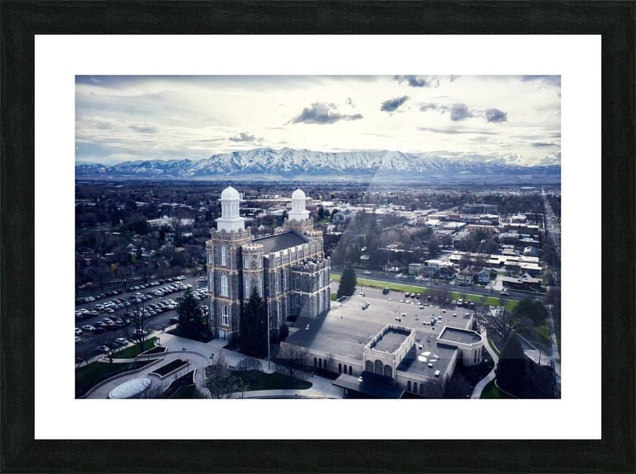 Logan Temple Picture Frame print