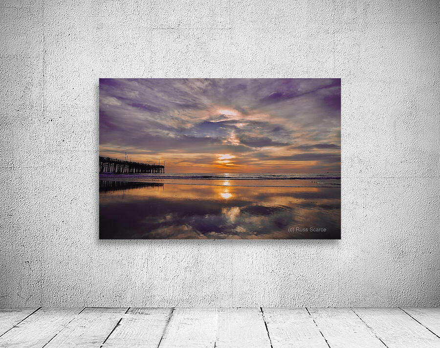 Huntington Pier Sunset Wall Preview