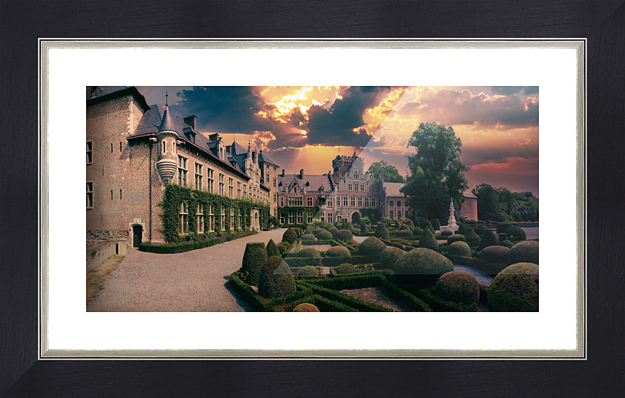 Kasteel van Gaasbeek Picture Frame print