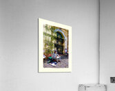 Artists sketching in Luca Acrylic Print