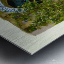 Artists sketching in Luca Metal print