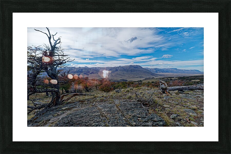 El Chalten vista  Picture Frame print