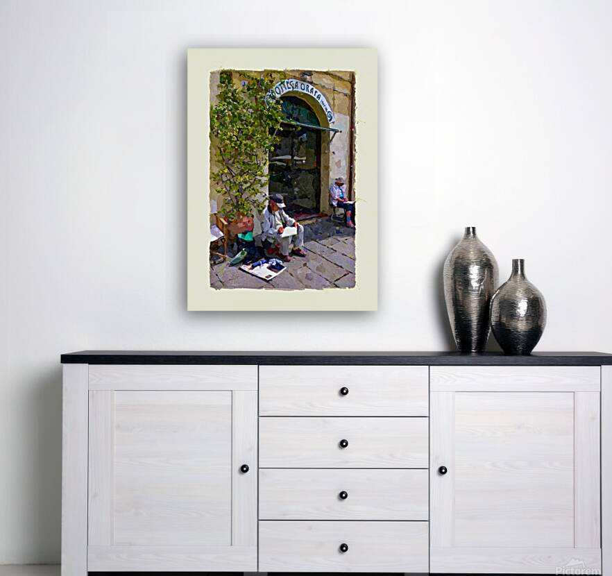 Artists sketching in Luca Reproduction