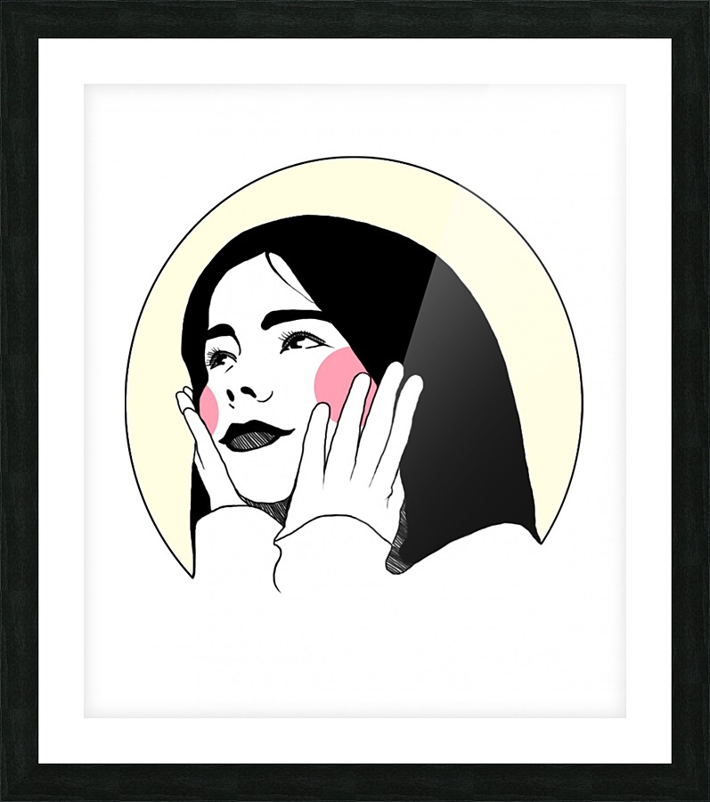 Bjork Picture Frame print