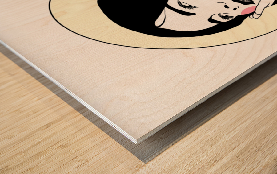 Bjork Wood print