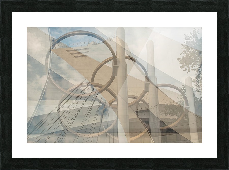 Temps olympiques Picture Frame print