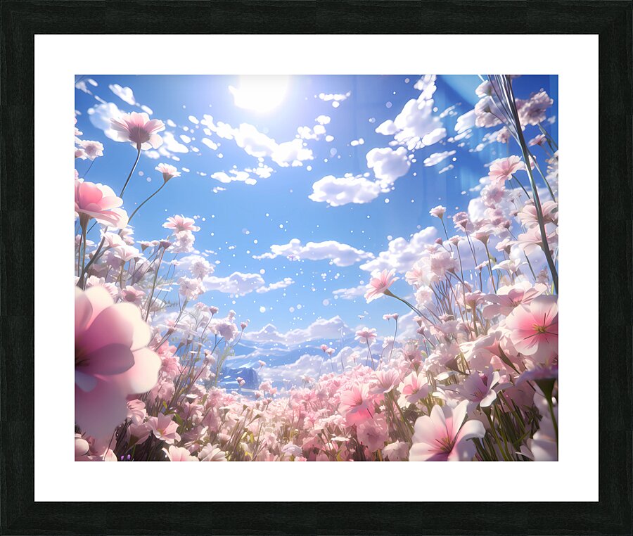 The Rose Garden Picture Frame print