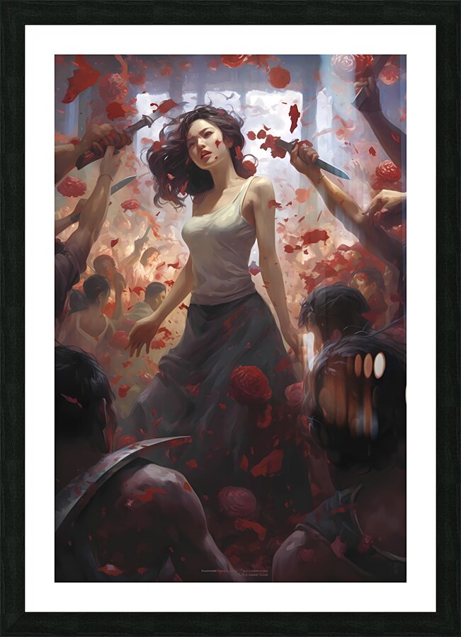 Danger Picture Frame print