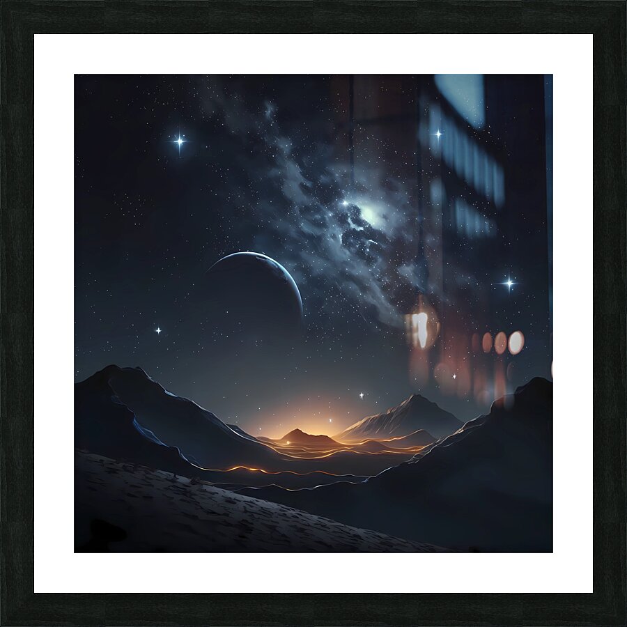 Night Sky Picture Frame print