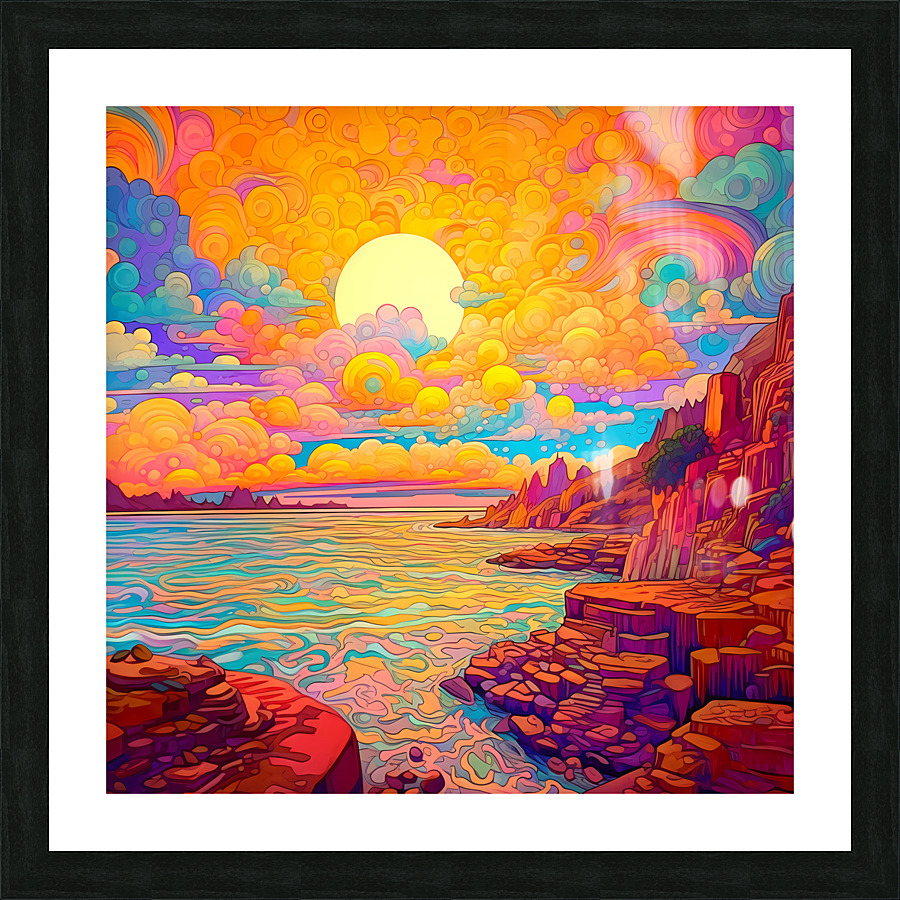 Seaside Picture Frame print