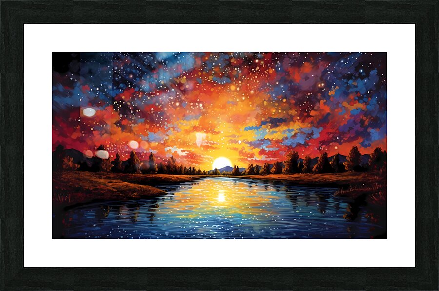 Enlightening Picture Frame print