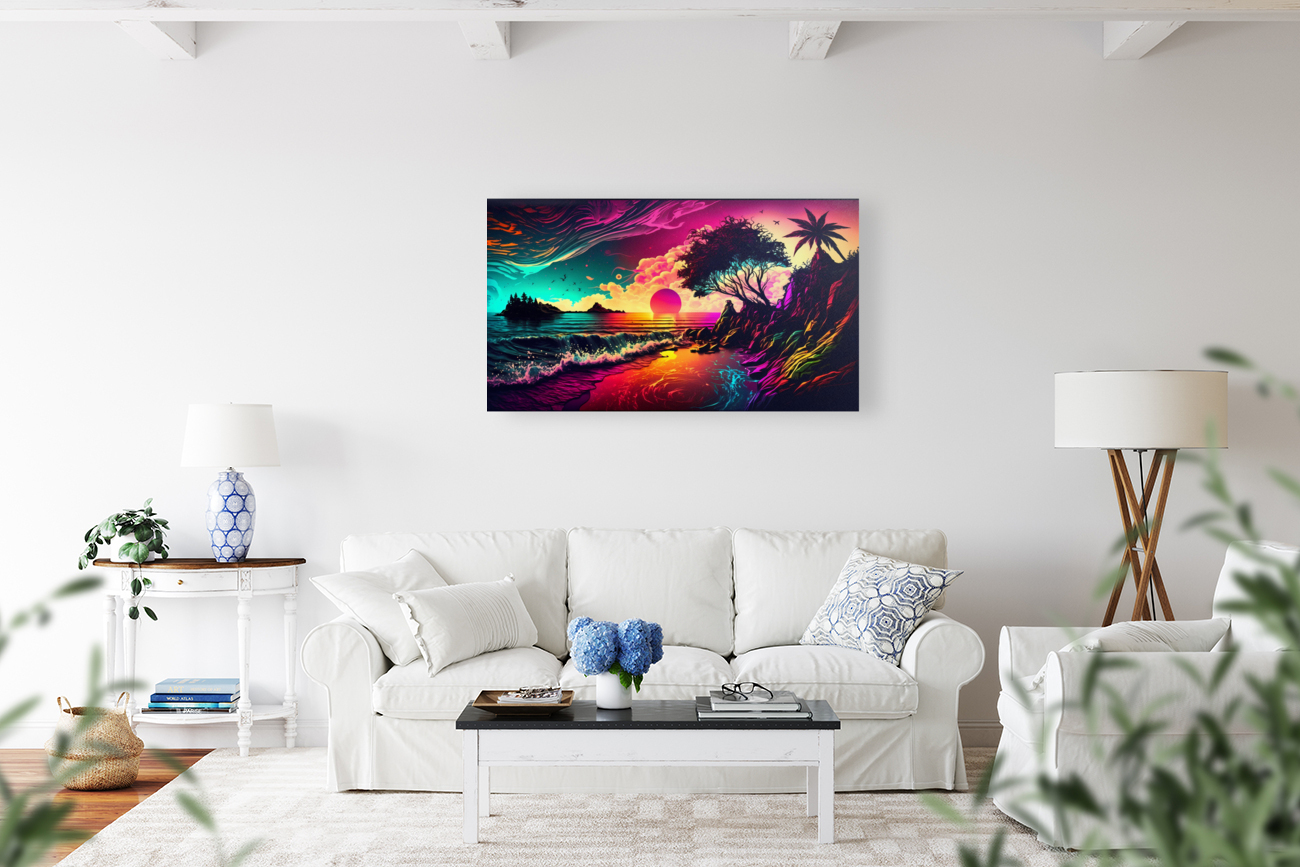 Tropical Sunrise Reproduction
