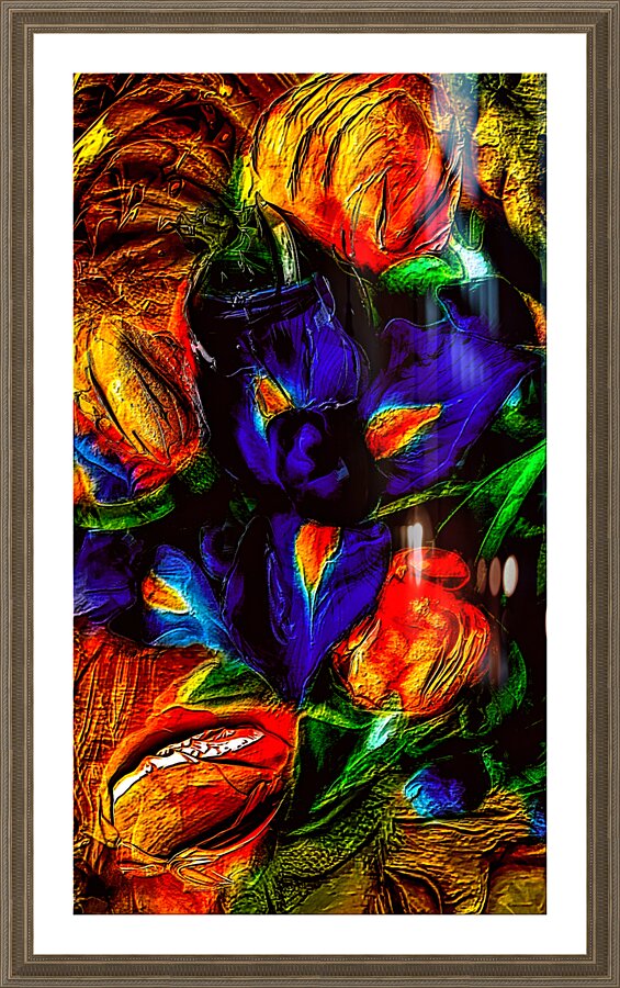 Lights of the Floral World Picture Frame print