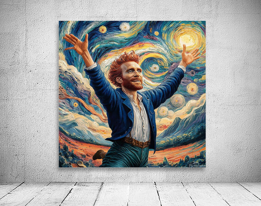  van gogh happy Wall Preview