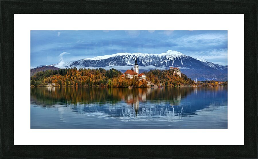 Lake Bled Picture Frame print