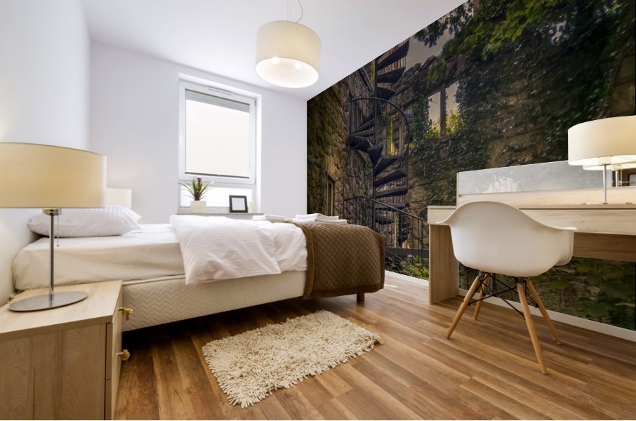Spiral Castle Mural print