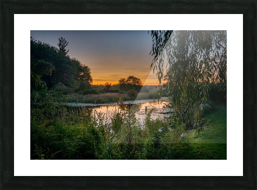 Sunset at Macks Picture Frame print