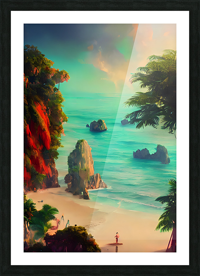 Tropical Magic 4 Picture Frame print
