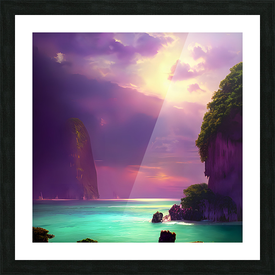 Tropical Magic 10 Picture Frame print