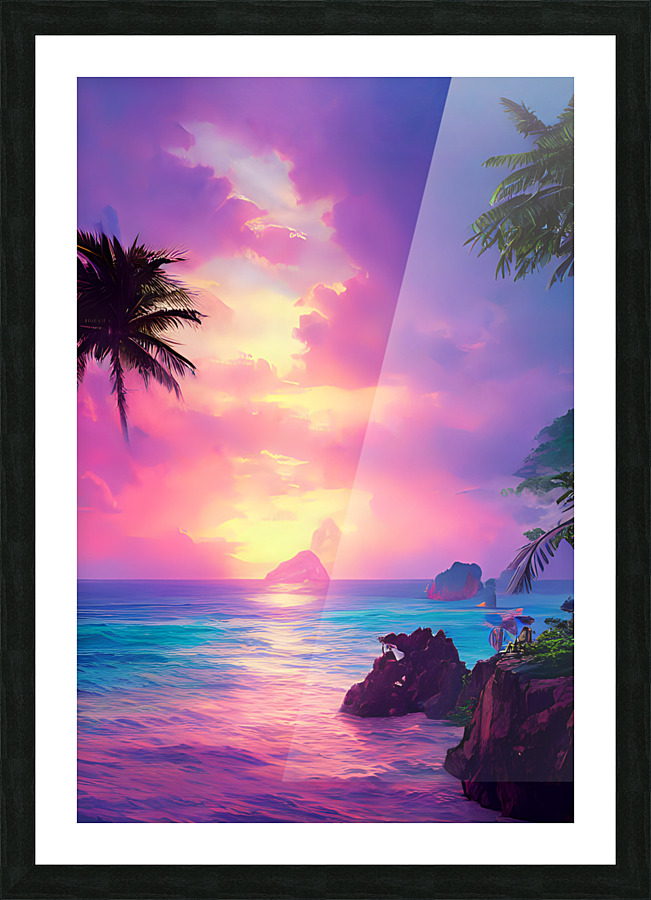 Tropical Magic 7 Picture Frame print
