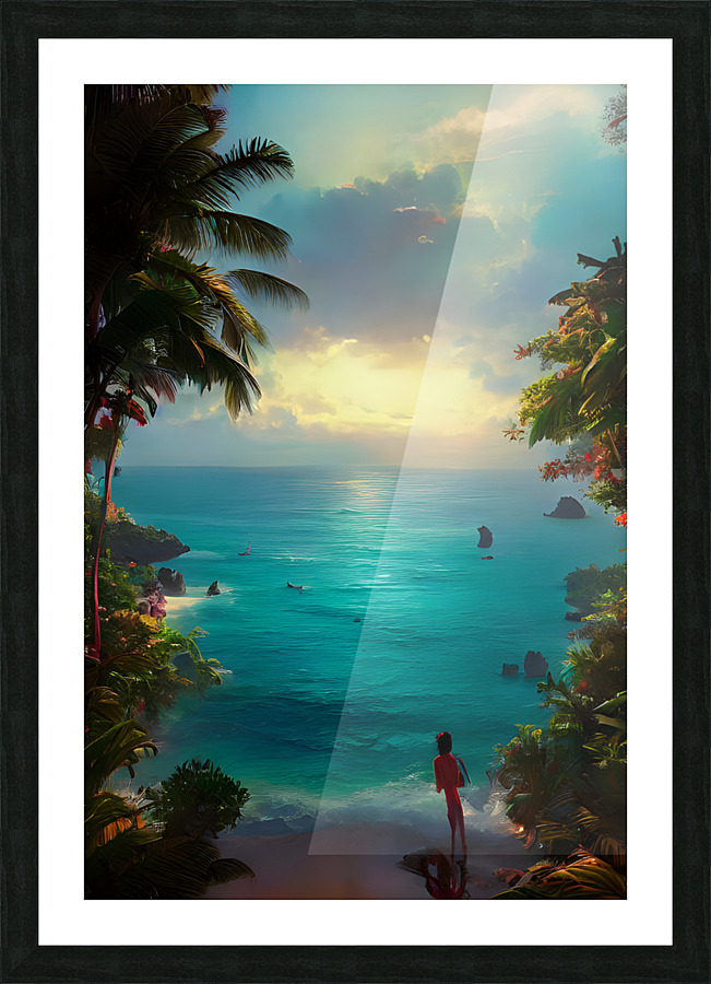 Tropical Magic 4 Picture Frame print