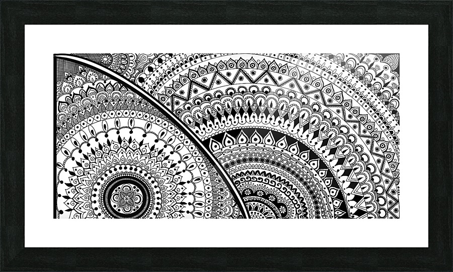 MandalaA rt Picture Frame print