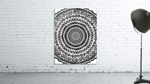 Mandala Art Wall Preview