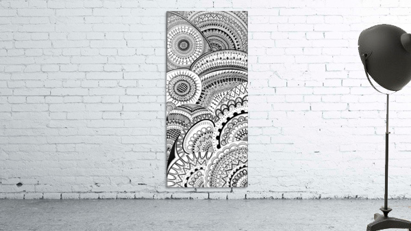 Mandala Artwork Wall Preview