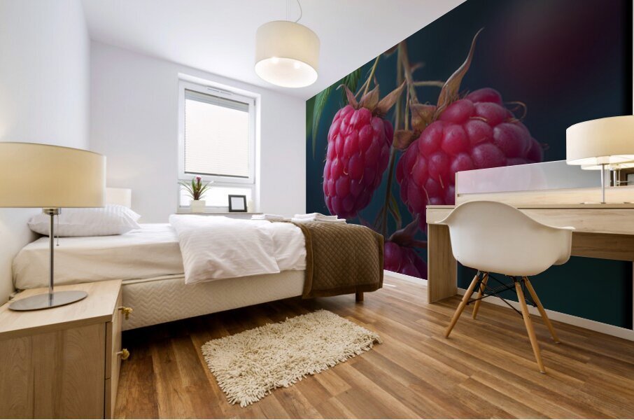 Raspberry FA 25 2x3 593 Mural print