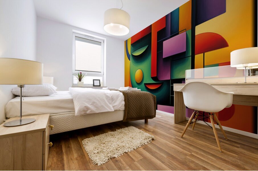Abstraction FA 25 2x3 650 Mural print
