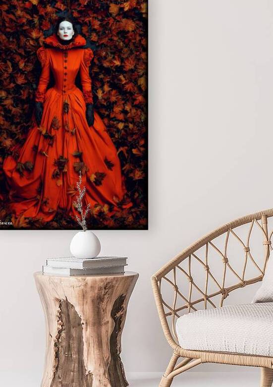 Lady in red FA 25 2x3  32 by Ksavera ART