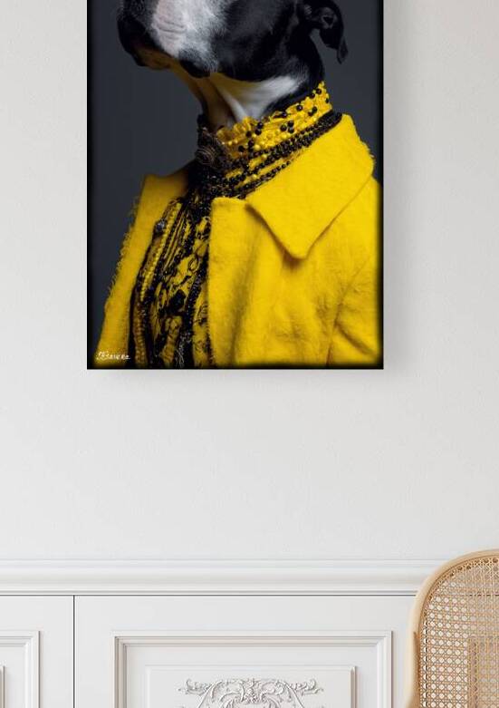 Portrait of dog FA 25 2x3  40 by Ksavera ART