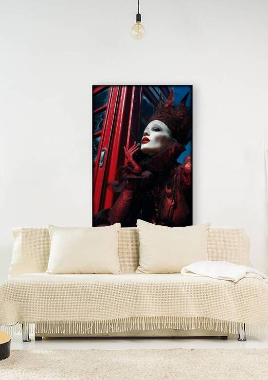 Portrait of lady in London FA 25 2x3  48 by Ksavera ART