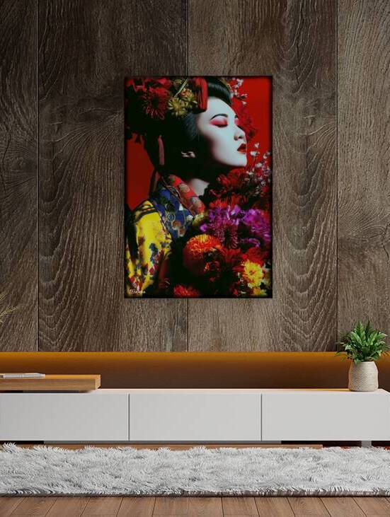 Portrait of geisha FA 25 2x3  62 by Ksavera ART