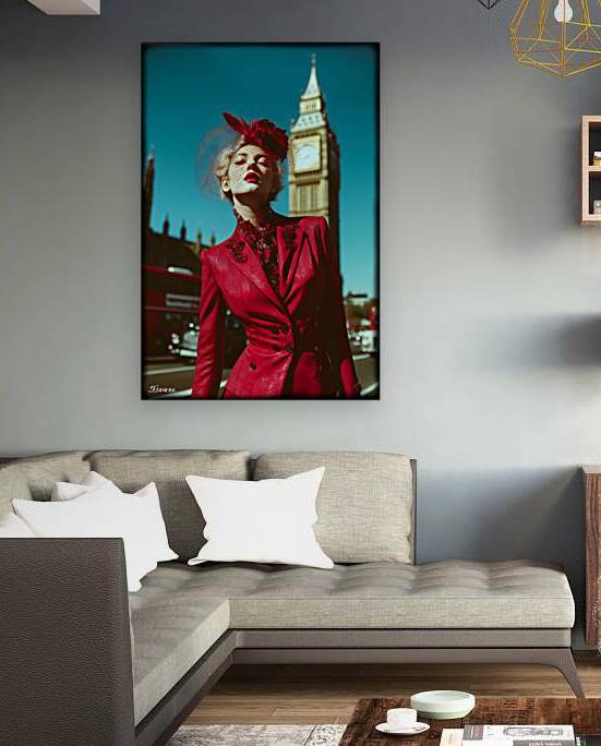 Lady in London FA 25 2x3  64 by Ksavera ART