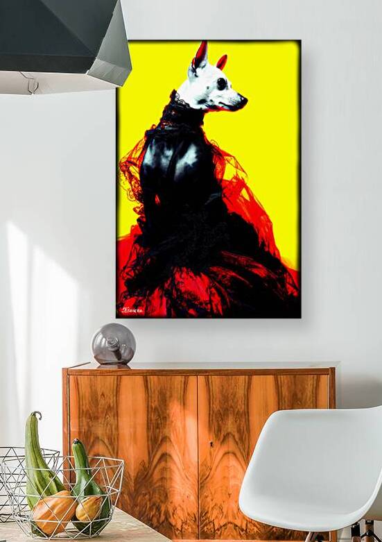 Dog portrait FA 25 2x3  72 by Ksavera ART