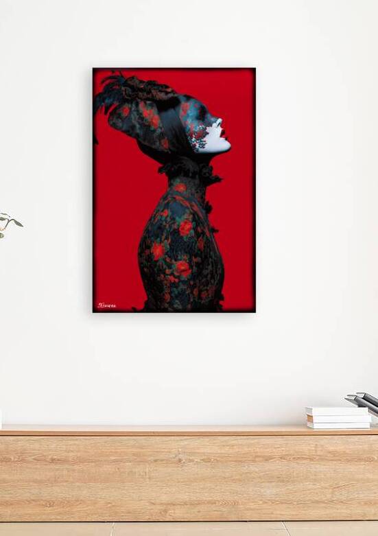 Portrait of lady FA 25 2x3  68 by Ksavera ART