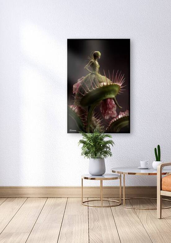 Lady Venus Fly trap FA 25 2x3  90 by Ksavera ART